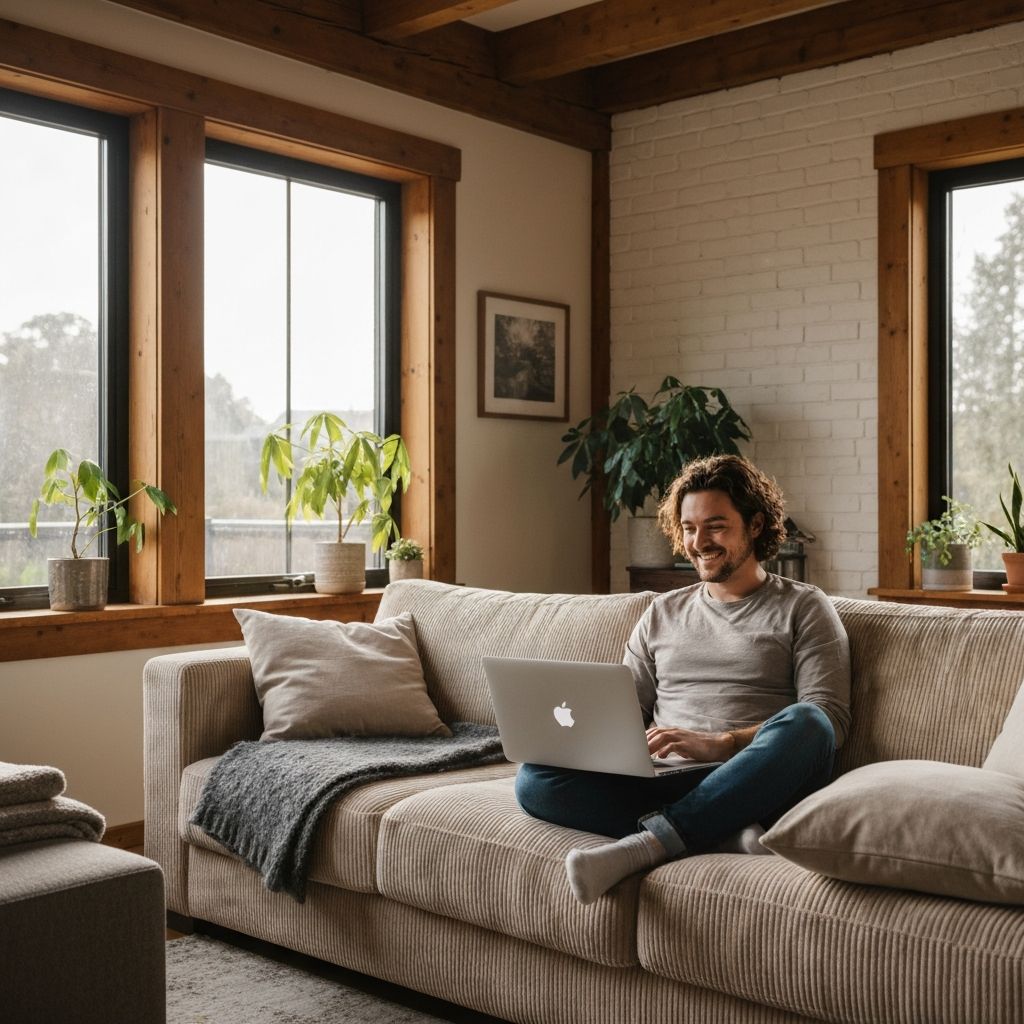 Property owner relaxing while their property is professionally managed